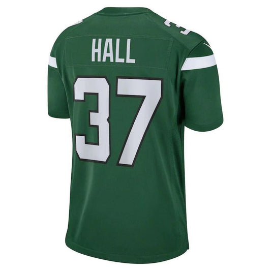 NY.Jets #37 Bryce Hall Gotham Green Player Game Jersey Stitched American Football Jerseys