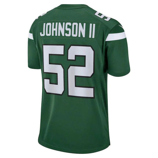 NY.Jets #52 Jermaine Johnson II Gotham Green 2022 Draft First Round Pick Player Game Jersey Stitched American Football Jerseys