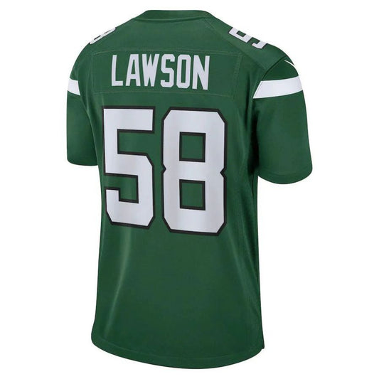 NY.Jets #58 Carl Lawson Gotham Green Player Game Jersey Stitched American Football Jerseys