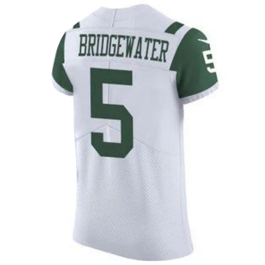NY.Jets #5 Teddy Bridgewater White Stitched Vapor Untouchable Player Elite Jersey Stitched American Football Jerseys