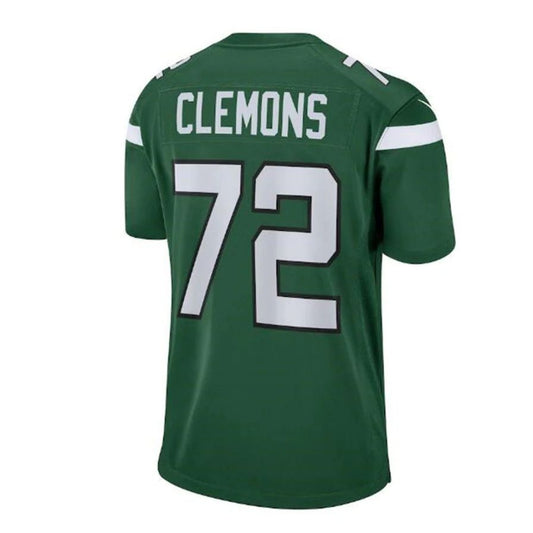 NY.Jets #72 Micheal Clemons Retired Player Player Game Jersey - Gotham Green Stitched American Football Jerseys