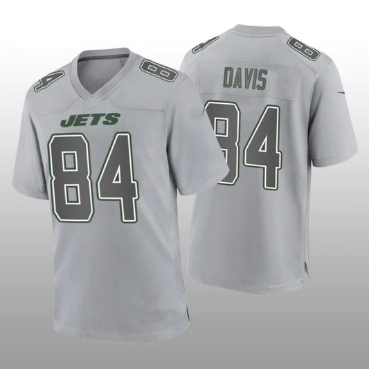 NY.Jets #84 Corey Davis Gray Player Game Atmosphere Jersey Stitched American Football Jerseys