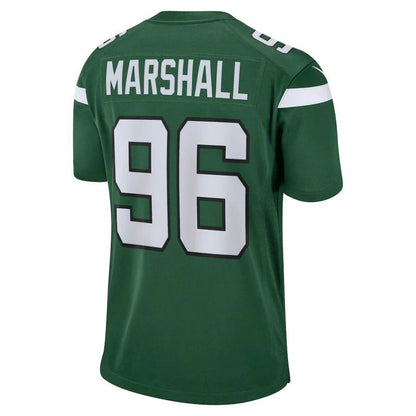 NY.Jets #96 Jonathan Marshall Gotham Green Player Game Jersey Stitched American Football Jerseys
