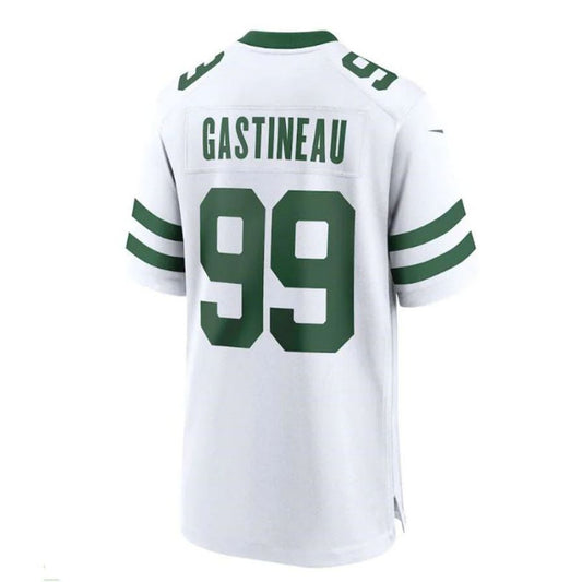 NY.Jets #99 Mark Gastineau White Legacy Retired Player Game Jersey Stitched American Football Jerseys