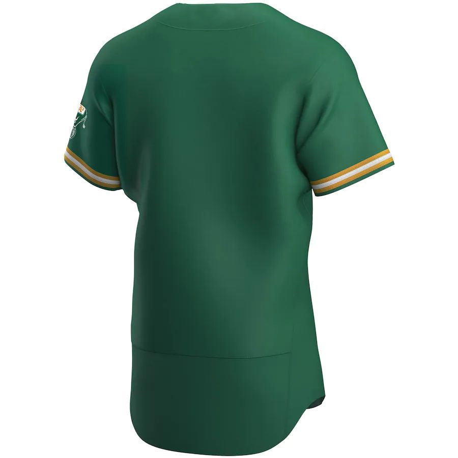 Baseball Jersey Custom Oakland Athletics Green Authentic Team Jersey