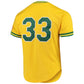 Oakland Athletics #33 Jose Canseco Gold Cooperstown Collection Mesh Batting Player Practice Jersey