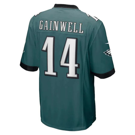 P.Eagles #14 Kenneth Gainwell Midnight Green Player Game Jersey Stitched American Football Jerseys