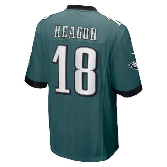 P.Eagles #18 Jalen Reagor Midnight Green Player Game Jersey Stitched American Football Jerseys