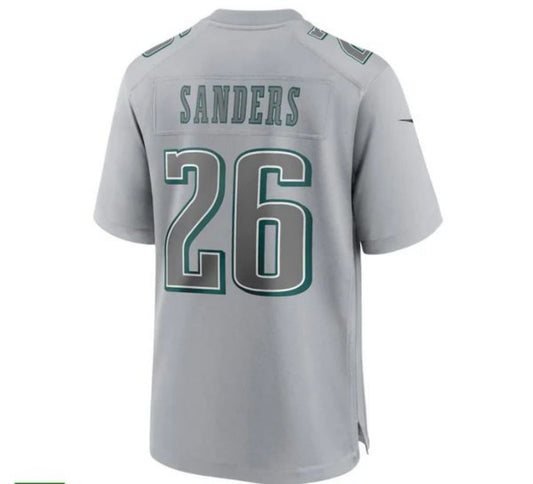 P.Eagles #26 Miles Sanders Silver Inverted Legend Jersey Stitched American Football Jerseys