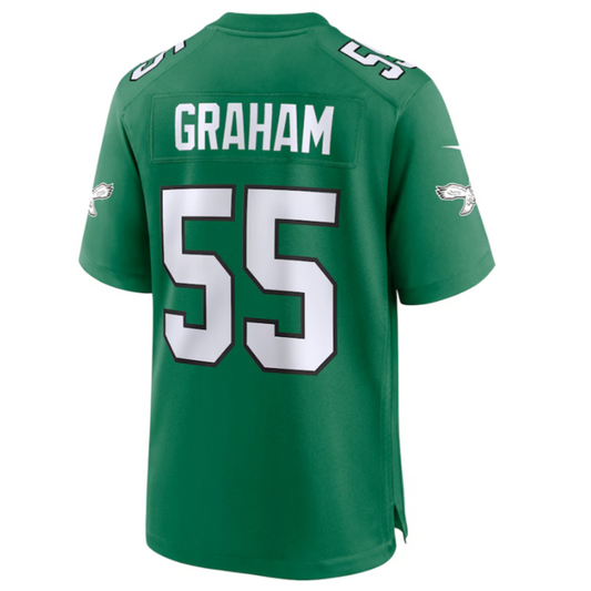 P.Eagles #55 Brandon Graham Green Alternate Game Jersey Stitched American Football Jerseys