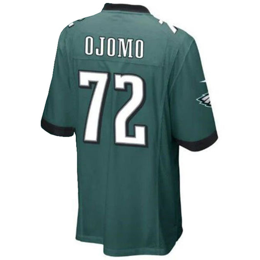 P.Eagles #72 Moro Ojomo Player Game Jersey - Midnight Green Stitched American Football Jerseys