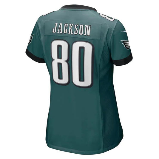 P.Eagles #80 Tyree Jackson Midnight Green Player Game Jersey Stitched American Football Jerseys
