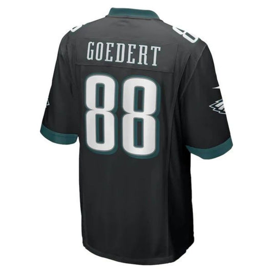 P.Eagles #88 Dallas Goedert Black Game Jersey Stitched American Football Jerseys