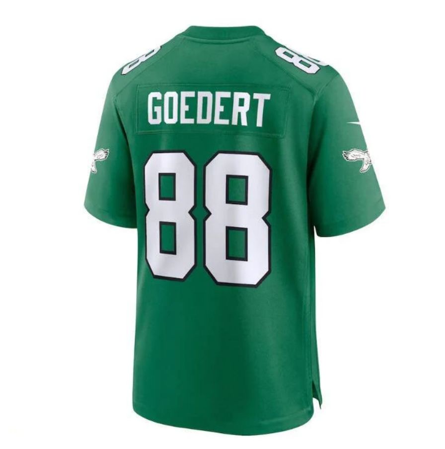 P.Eagles #88 Dallas Goedert Kelly Green Alternate Player Game Jersey Stitched American Football Jerseys