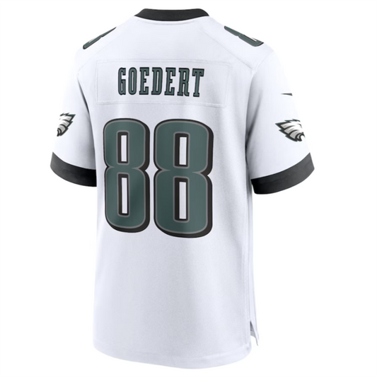P.Eagles #88 Dallas Goedert White Game Jersey Stitched American Football Jerseys
