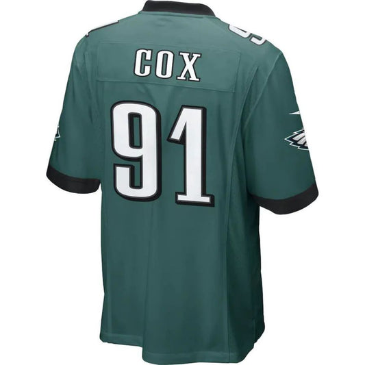 P.Eagles #91 Fletcher Cox Midnight Green Player Game Jersey Stitched American Football Jerseys