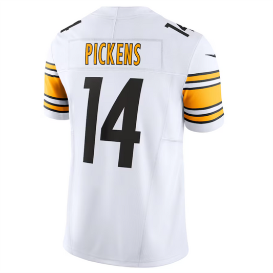 P.Steelers #14 George Pickens White Vapor F.U.S.E. Limited Jersey American Stitched Football Jerseys