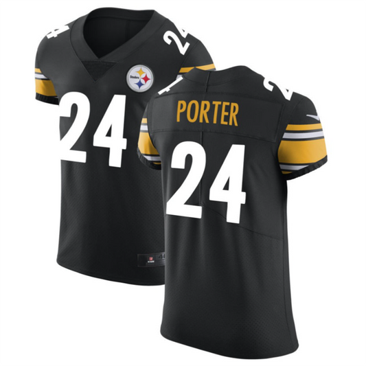 P.Steelers #24 Joey Porter Jr. Black Vapor Untouchable Elite Jersey American Stitched Football Jerseys