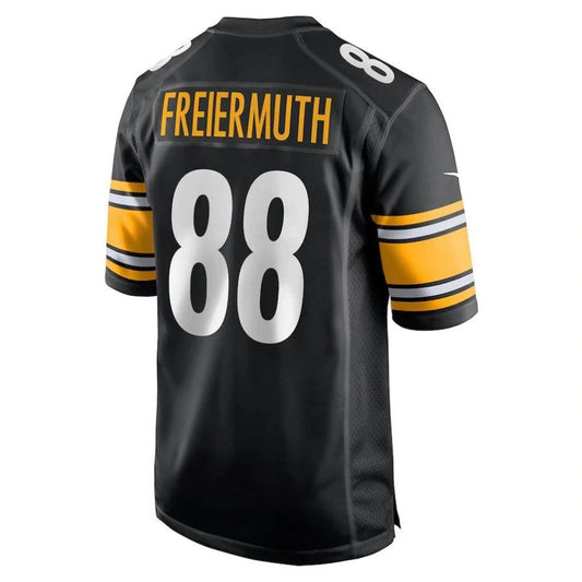 P.Steelers #88 Pat Freiermuth Black Player Game Jersey Stitched American Football Jerseys