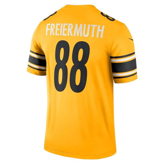 P.Steelers #88 Pat Freiermuth Gold Inverted Legend Player Jersey Stitched American Football Jerseys