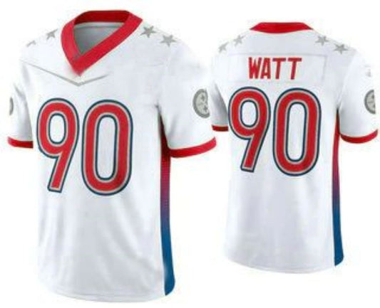 P.Steelers #90 T.J. Watt White 2022 Pro Bowl Vapor Untouchable Stitched Limited Player Jersey American Football Jerseys