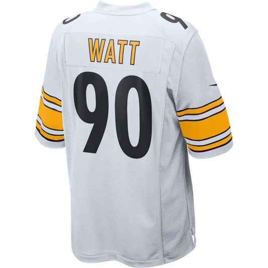 P.Steelers #90 T.J. Watt White Player Game Jersey Stitched American Football Jerseys