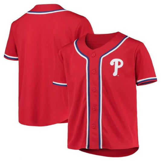 Custom Philadelphia Phillies Red Team Jersey Baseball Jerseys