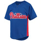 Philadelphia Phillies #34 Roy Halladay Mitchell & Ness Royal Cooperstown Collection Mesh Batting Practice Player Jersey