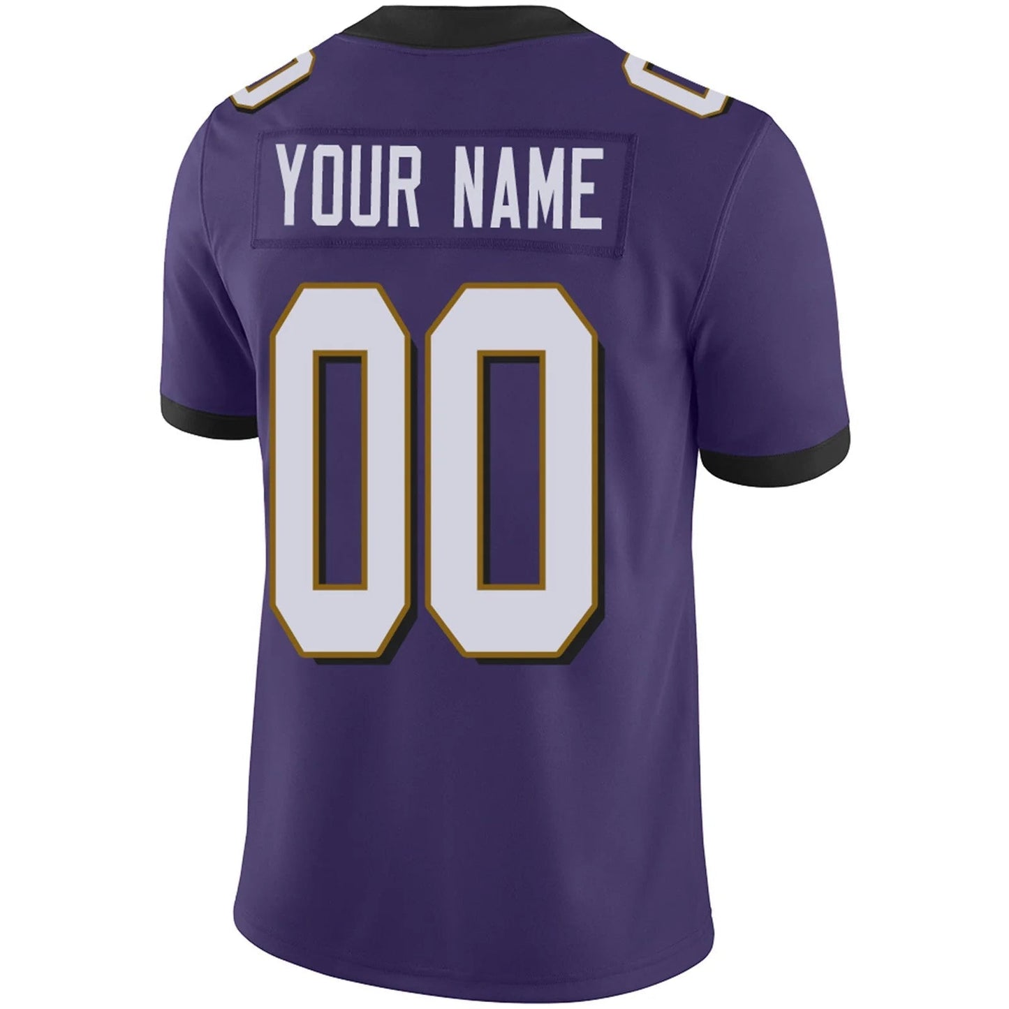 Custom B.Ravens Purple Personalized Design Football Jerseys