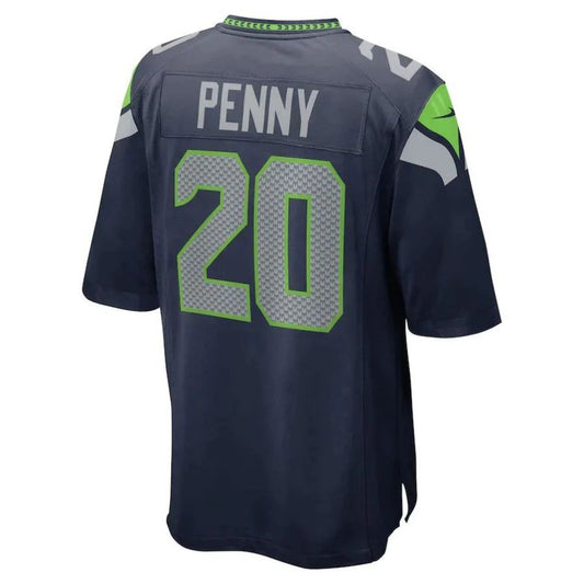 S.Seahawks #20 Rashaad Penny College Navy Player Game Jersey Stitched American Football Jerseys