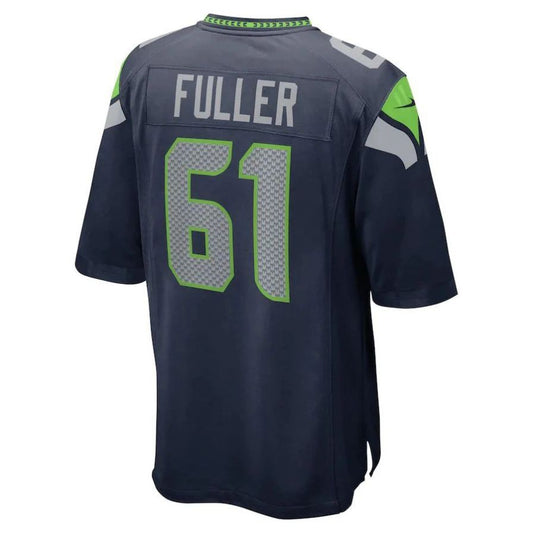 S.Seahawks #61 Kyle Fuller College Navy Player Game Jersey Stitched American Football Jerseys