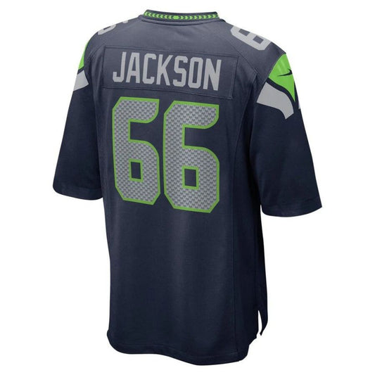 S.Seahawks #66 Gabe Jackson College Navy Player Game Jersey Stitched American Football Jerseys