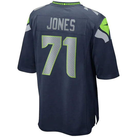 S.Seahawks #71 Walter Jones College Navy Game Retired Player Jersey Stitched American Football Jerseys