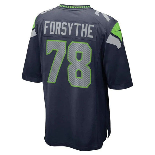 S.Seahawks #78 Stone Forsythe College Navy Player Game Jersey Stitched American Football Jerseys