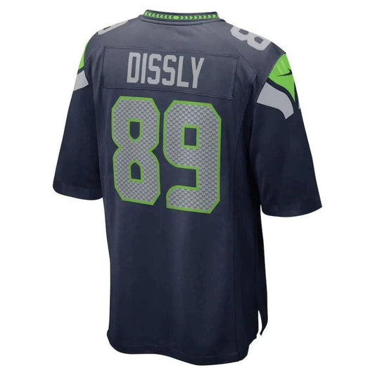 S.Seahawks #89 Will Dissly College Navy Player Game Jersey Stitched American Football Jerseys