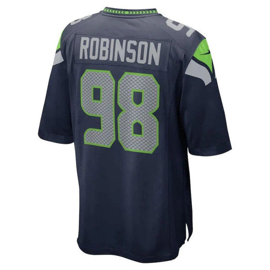 S.Seahawks #98 Alton Robinson College Navy Player Game Jersey Stitched American Football Jerseys