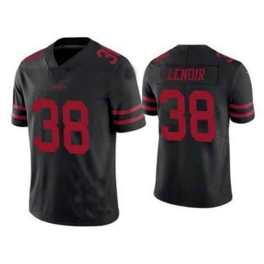 SF.49ers #38 Deommodore Lenoir Black Vapor Untouchable Limited Player Jersey Stitched American Football Jerseys