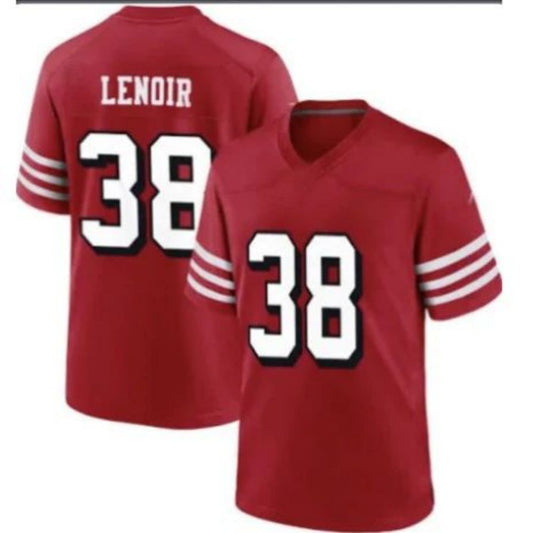 SF.49ers #38 Deommodore Lenoir Red Vapor Untouchable Limited Stitched Player Jersey American Football Jerseys
