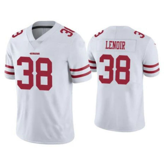 SF.49ers #38 Deommodore Lenoir White Vapor Untouchable Limited Player Jersey Stitched American Football Jerseys