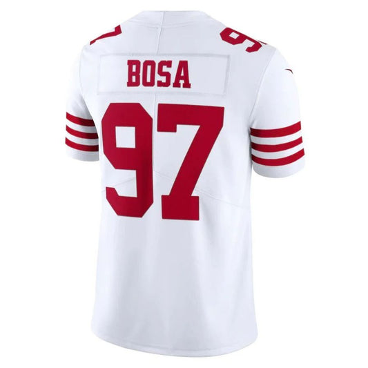 SF.49ers #97 Nick Bosa New White Player Game Jersey Stitched American Football Jerseys