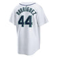 Seattle Mariners #44 Julio Rodriguez White Home Replica Player Jersey