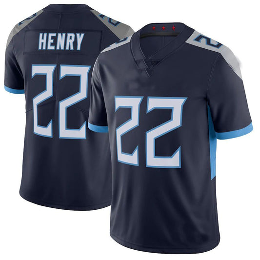 T.Titans #22 Derrick Henry Navy Vapor Untouchable Limited Jersey Stitched Player American Football Jerseys