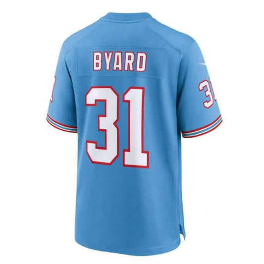 T.Titans #31 Kevin Byard Light Blue Oilers Throwback Alternate Game Player Jersey Stitched American Football Jerseys