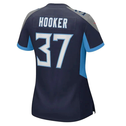 T.Titans #37 Amani Hooker Navy Player Game Jersey Stitched American Football Jerseys
