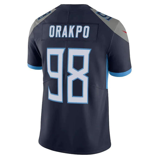 T.Titans #98 Brian Orakpo Navy Player Vapor Untouchable Limited Jersey Stitched American Football Jerseys
