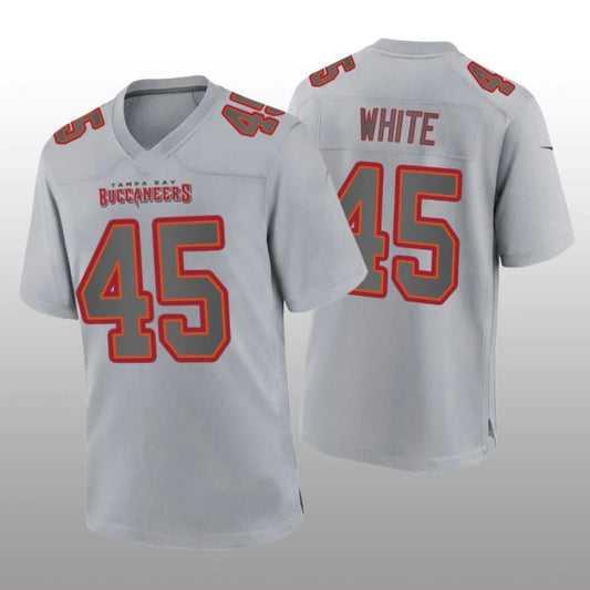 TB.Buccaneers #45 Devin White Gray Atmosphere Player Game Jersey Stitched American Football Jerseys