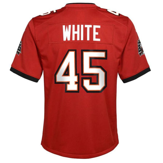 TB.Buccaneers #45 Devin White Red Player Game Jersey Stitched American Football Jerseys