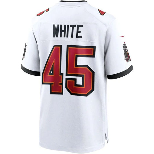 TB.Buccaneers #45 Devin White White Player Game Jersey Stitched American Football Jerseys