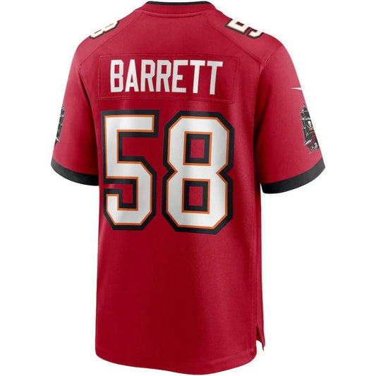 TB.Buccaneers #58 Shaquil Barrett Red Player Game Jersey Stitched American Football Jerseys