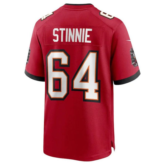 TB.Buccaneers #64 Aaron Stinnie Red Player Game Jersey Stitched American Football Jerseys